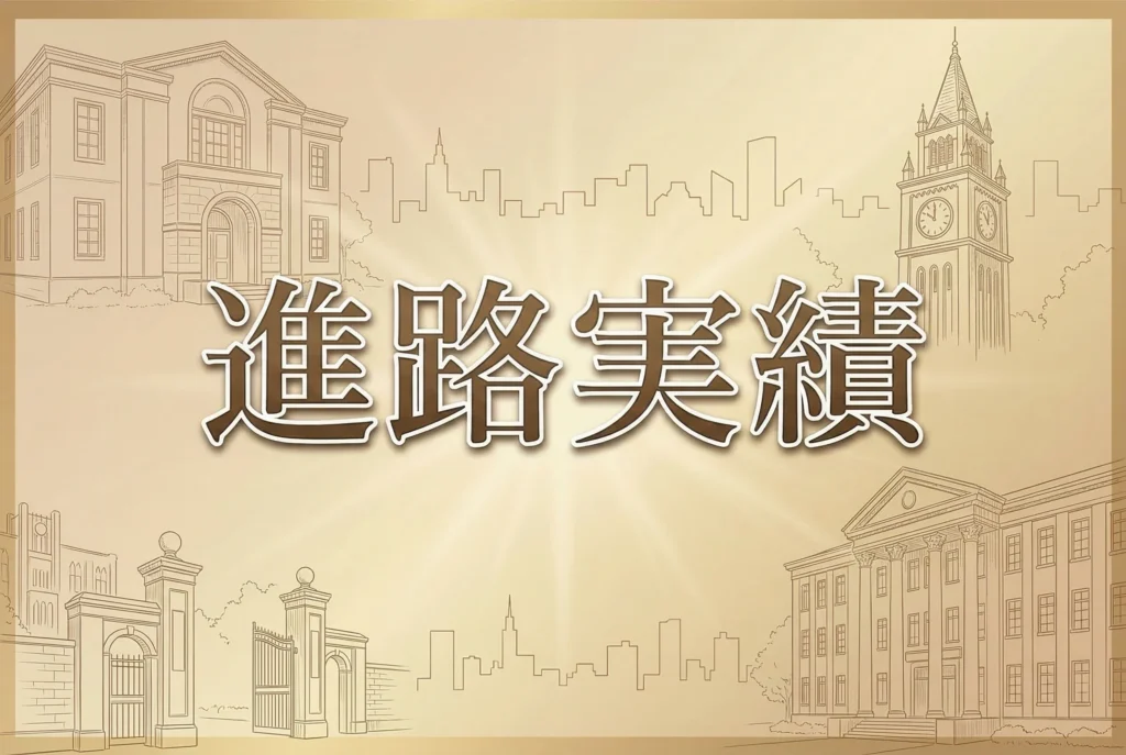 AIE国際高等学校 神戸キャンパスの国内・海外大学への合格・進路実績を紹介する進路実績のタイトル画像。